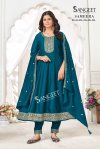Sameera By Sangeet Vichitra Blooming Silk Kurti With Bottom Dupatta